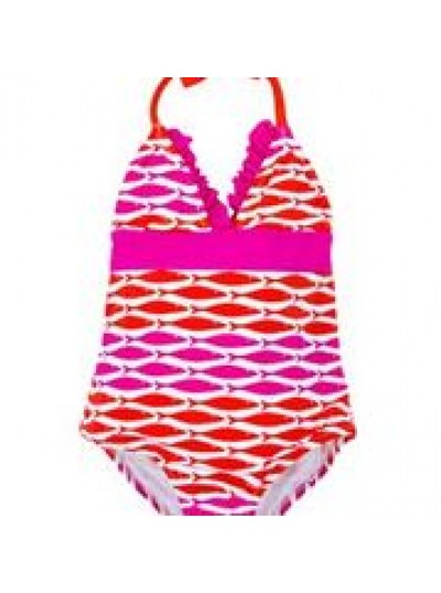 Littel Fish Halter Swimsuit